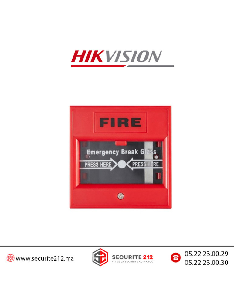Brise glace hikvision DS-K7PEB Casablanca Maroc