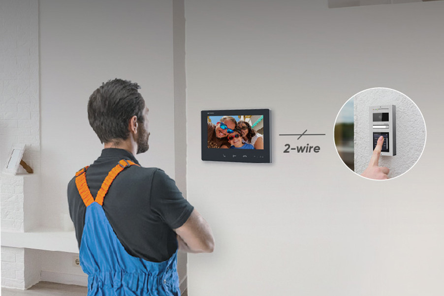 Solution d'interphonie HD 2 fils de Hikvision
